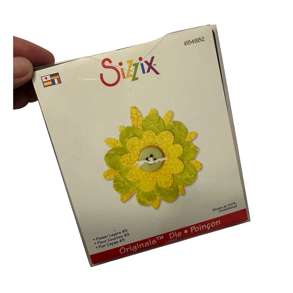 Sizzix Originals Large Die Flower Layers 3 Emily Humble 654982 Scrapbooking